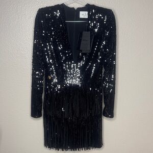 Philipp Plein Black Sequin Dress Women’s Size Medium